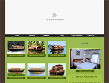 Tablet Screenshot of kumarakomhouseboats.org